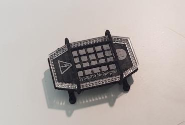 Preview: Warnlichtbalken, Gehäuse farblos,  mit Schutzgitter